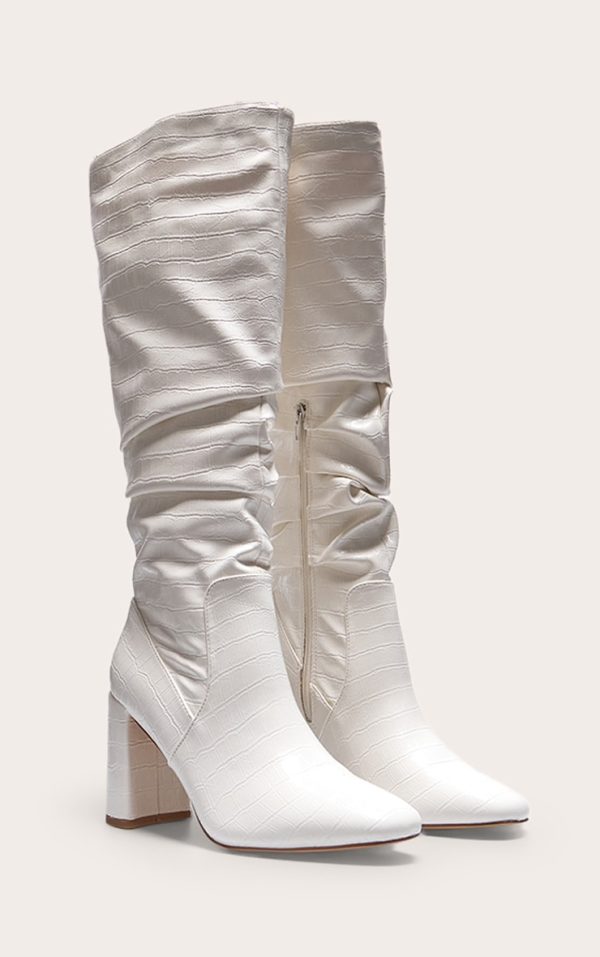 01171e7dac5ca507ad820565c695b28b576aac44_CNH2038_2_white_pu_croc_round_toe_ruched_knee_high_block_heeled_boots