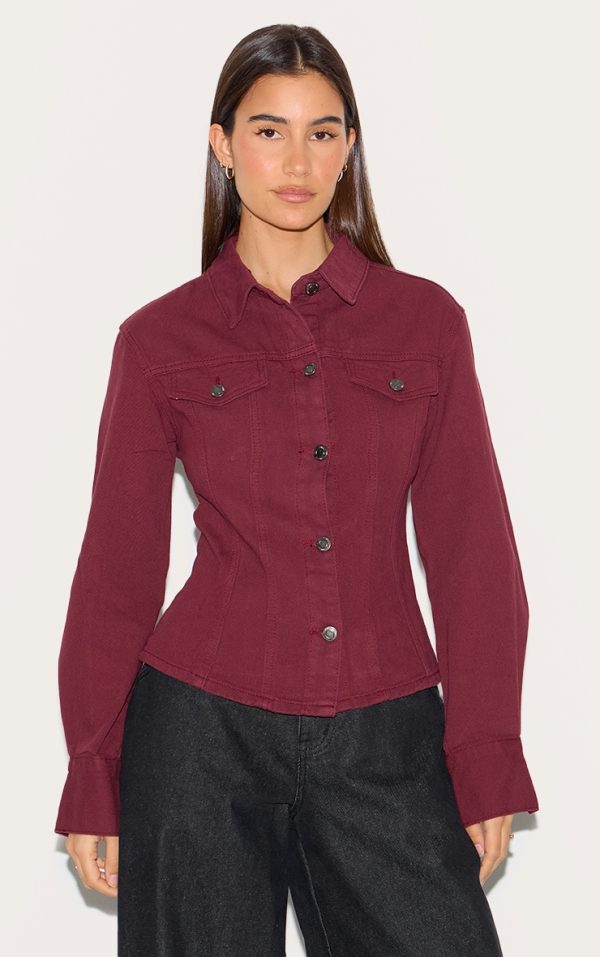 03d104ba654b0e334bd370a113456641fd8d30ab_CNL5977_1_burgundy_long_sleeve_cinch_waist_denim_jacket