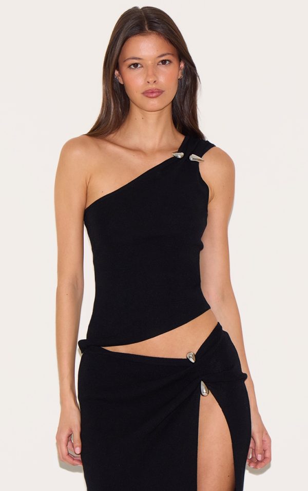 05281b7fe6588566f829c5efded775d3de2880d3_CNL8164_1_black_fine_knit_gold_trim_one_shoulder_top