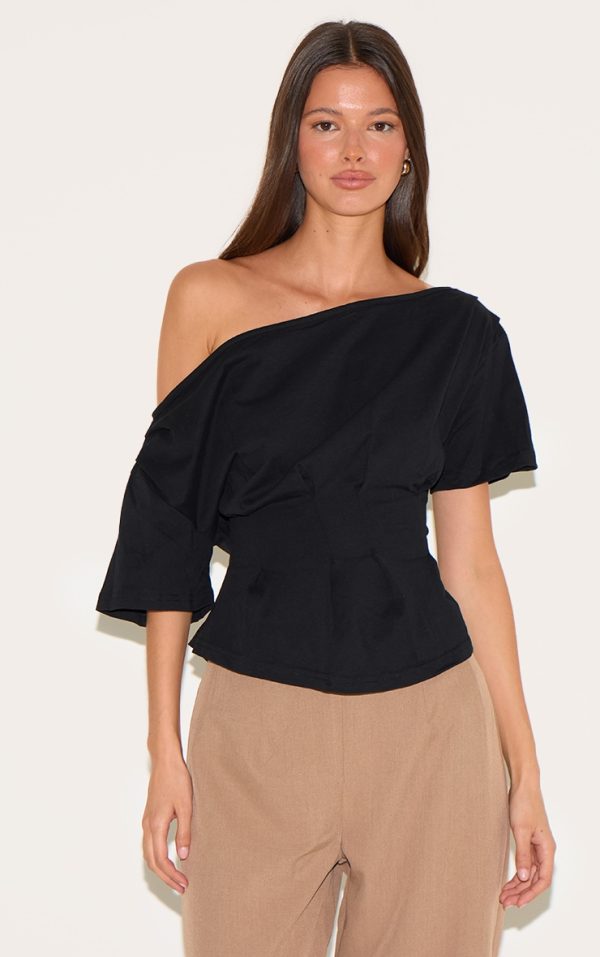 06105ae1b0b669bb48ca2f1faf65e14b17c4f989_CNK9750_1_black_cinched_waist_structured_t_shirt