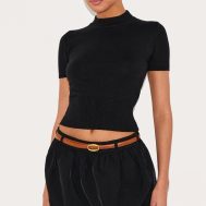 06c5e8aa189090d4e36e38b26211130f9f2ab046_CNM0634_4_black_woven_belted_tulip_mini_skirt