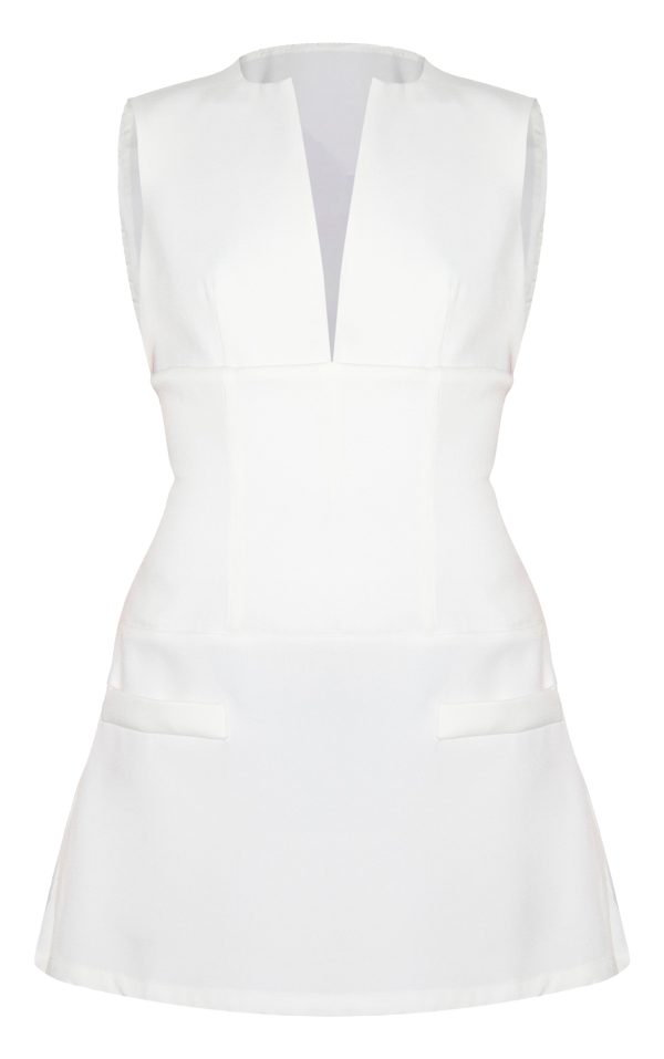 06e0a008308f6998aab5992b96d6779980e7d177_CNJ0117_5_petite_white_tailored_fitted_mini_dress