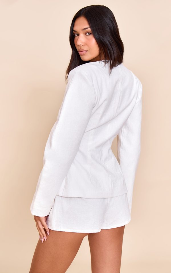 08ad6d0b2fc930c5c468236a1399a9ace96c92b8_CNM6065_2_white_premium_linen_tailored_cocoon_sleeve_cinched_blazer