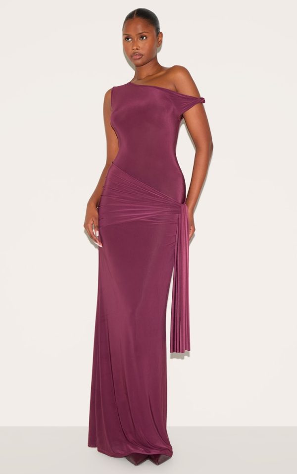 0ca5c2d0c84757a8457eb2d99fa67f5683689fb4_CNM7986_3_wine_slinky_off_shoulder_wrap_detail_maxi_dress