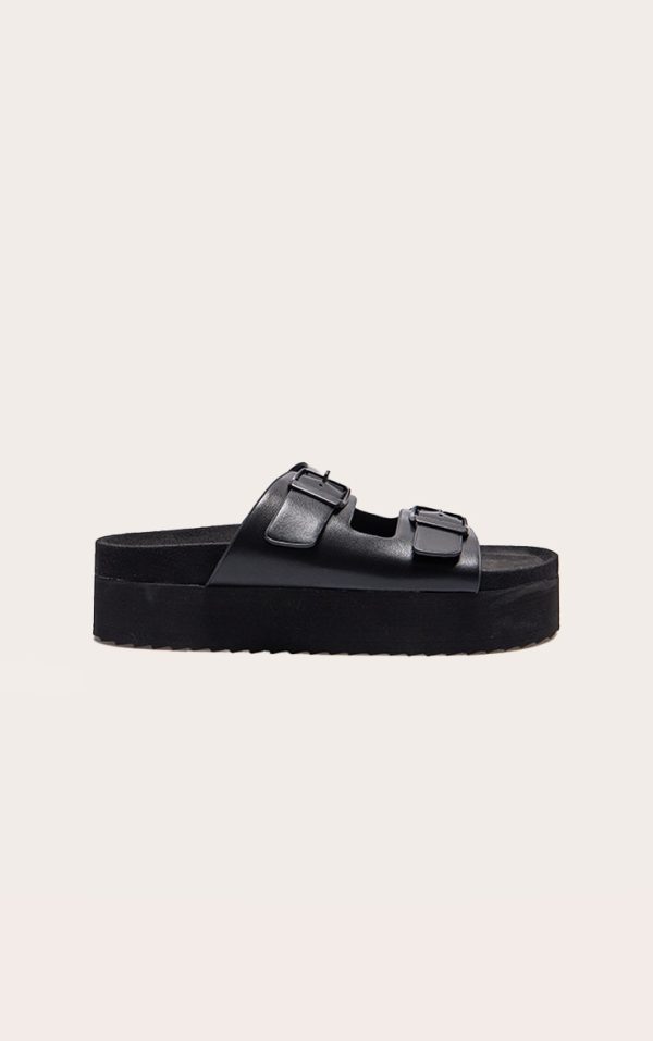 11b0700dc5251b4ff50582ccb406c178cf4dc773_CNH8724_1_black_pu_round_toe_double_buckle_strap_chunky_flat_sandals