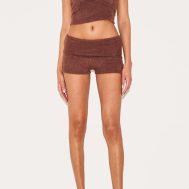 13245fe2ea6c231156e218c915d81a8520d28bea_CNL2631_2_chocolate_fluffy_textured_fold_over_hot_pants
