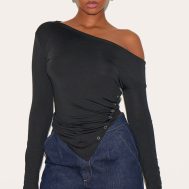 137288b36ed053e052154eab2300bbc7a9eccab9_CNL4698_1_black_slinky_asymmetric_neck_popper_detail_long_sleeve_top
