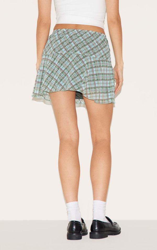 13cdcc0ce3eddc0ddce45fa3b1469dcd01975683_CNL9344_3_green_check_printed_frill_hem_mini_skirt