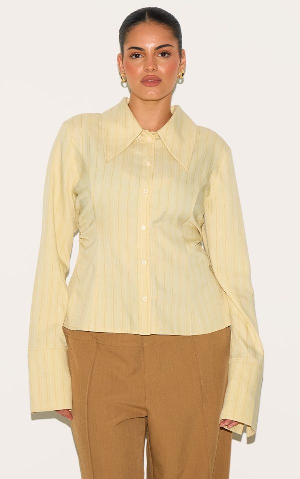 1db123486b1c27ff20dec1b5bab93fe919f5ff29_CNM2503_1_plus_yellow_pinstripe_oversized_collar_fitted_shirt