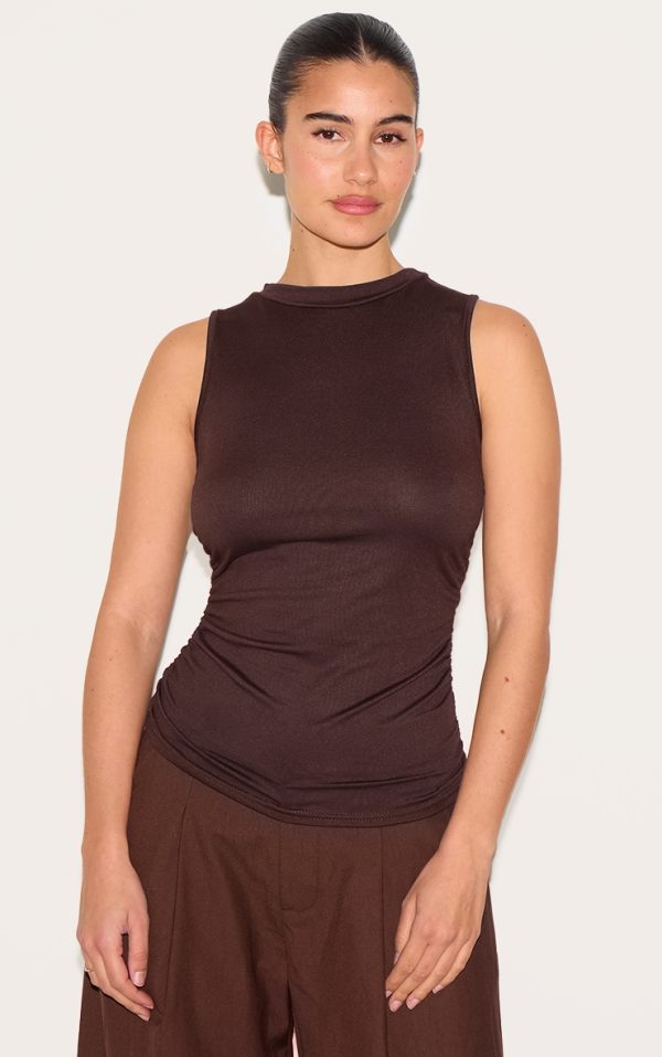 1fa27c2a081bed0e0845074c9279e3214311d06a_CNM2326_1_chocolate_cotton_high_neck_long_top