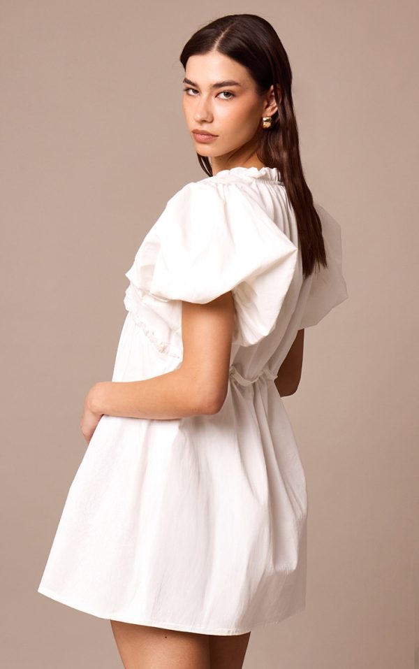 2243bc61aea392e9e75a5682cbfb015765509df2_CNM4346_2_white_cotton_gathered_a_line_dress