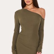 22790c034867c51a7cd7dab40e5461a4e15c5242_CNM2838_1_khaki_soft_touch_asymmetric_bodycon_dress