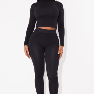 Shape Black Sculpted High Waisted Leggings