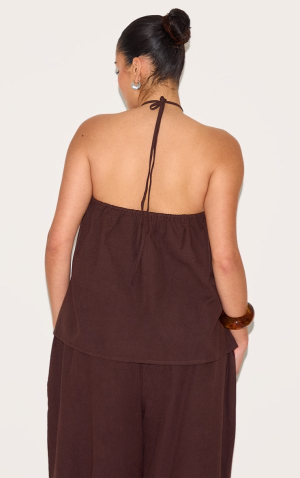 25613069bd1d87020831d5faef53faeadcd888bb_CNM5115_2_plus_dark_brown_striped_halterneck_top