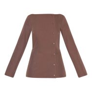 2d61d27c6dd5cc9269c49bf06d2167fc08a446f4_CNM2302_5_chocolate_woven_asymmetric_button_tailored_skort_playsuit