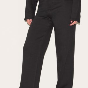 Tall Black Straight Leg Joggers