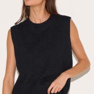 2eaffd5fbe1beb8cedbf09af8d175405843cb9a4_CNL9597_4_black_marl_soft_knit_high_neck_sleeveless_top
