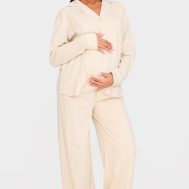 38d6ed6a32734ce6fbdcdd91170c4a6fcc5c2c15_CNL7133_1_maternity_sand_jersey_piping_detail_long_pj_set