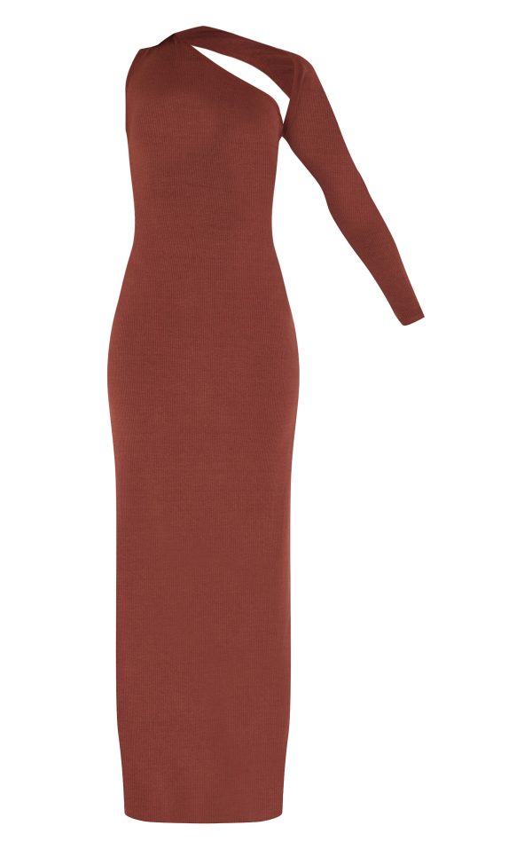 3a294993d0f849d85a11bd71e182c0f92afb0492_CNM1861_5_petite_chocolate_ribbed_one_sleeve_maxi_dress