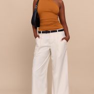 3aa5b34f87f904875063bcac82c34fb34a7bc399_CNM3829_3_tan_asymmetric_ruched_sleeveless_long_top