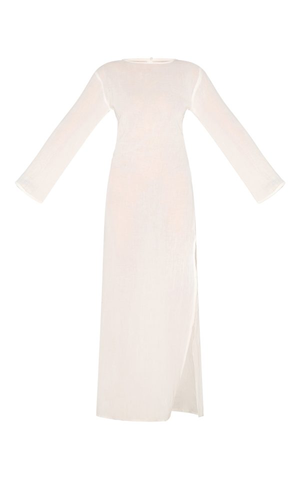 3ef4dd62b42a8ba0d8280a5cec6c3595b4aea6cf_CNM3600_5_white_textured_long_sleeve_maxi_dress
