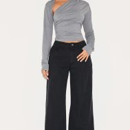 411964747004774e1828d2c4998e20095ff51631_CNL8388_3_petite_charcoal_slinky_long_sleeve_ruched_side_top