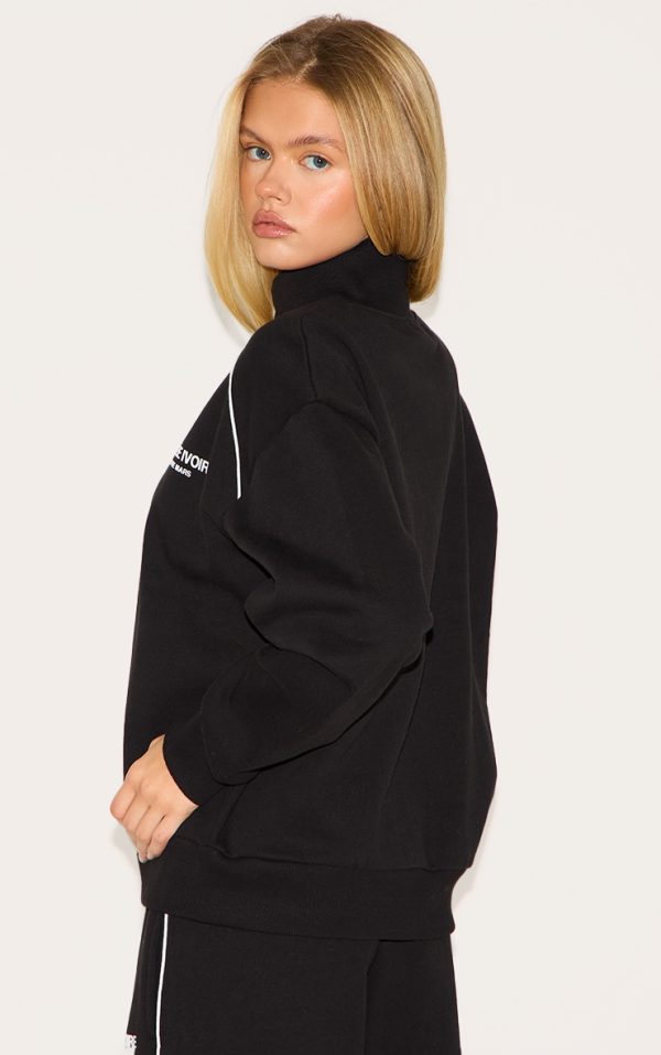 42c69c4139846ca3473de2cfa467fbbac65e7546_CNM0203_2_black_premium_piping_detail_high_neck_zip_through_sweatshirt