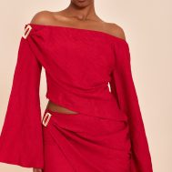 43da1e095a60ce502a687a59257432d4643e1412_CNM8799_1_tomato_red_textured_gold_detail_bardot_long_sleeve_top