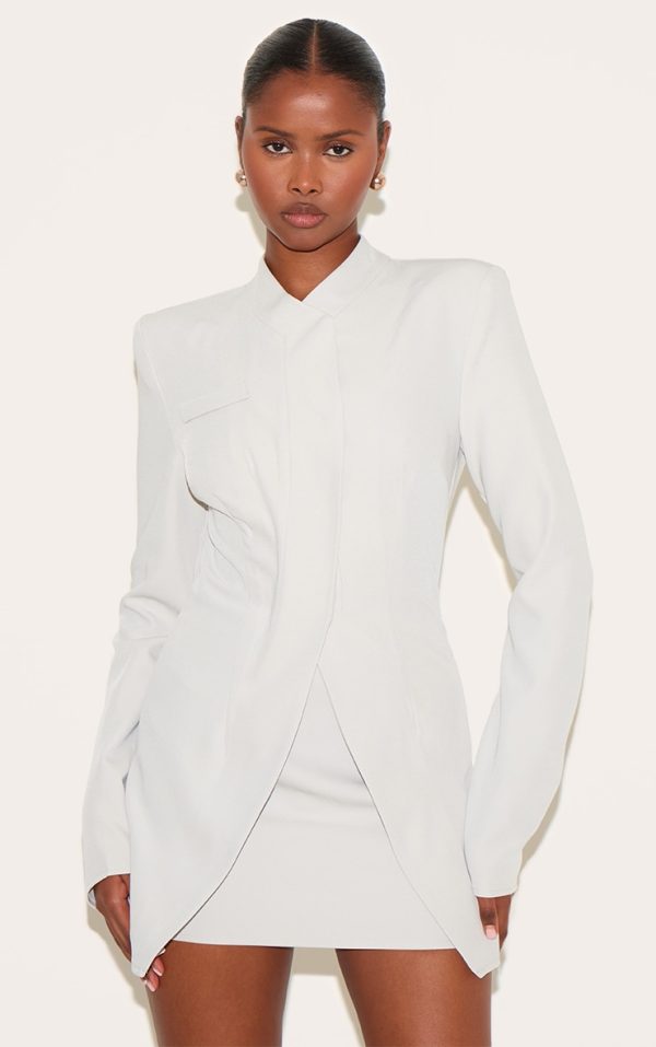 43e1ddbfd4f3ed0cb9cd346b53546b4547172ff4_CNM0227_1_clay_tailored_overlap_long_sleeve_shift_dress