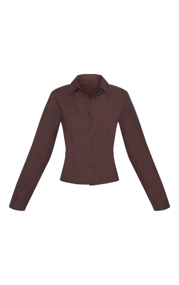 44fffa8f43d3f4d983e104b815d3f391834bc034_CNM3195_5_chocolate_button_up_fitted_shirt