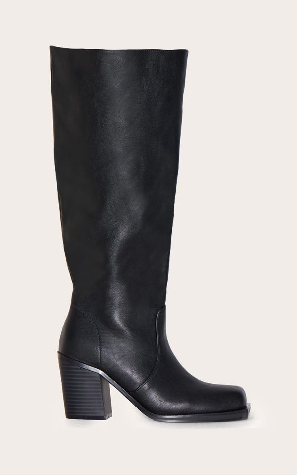453df81e3aaf59bde8178bac8e5130037a1da2af_CNL4039_1_black_pu_square_toe_high_block_heel_knee_high_boots