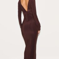 48cddff0795350177a5c5f783c2b8b6c29872deb_CNM8008_2_deep_chocolate_double_layer_deep_plunge_maxi_dress