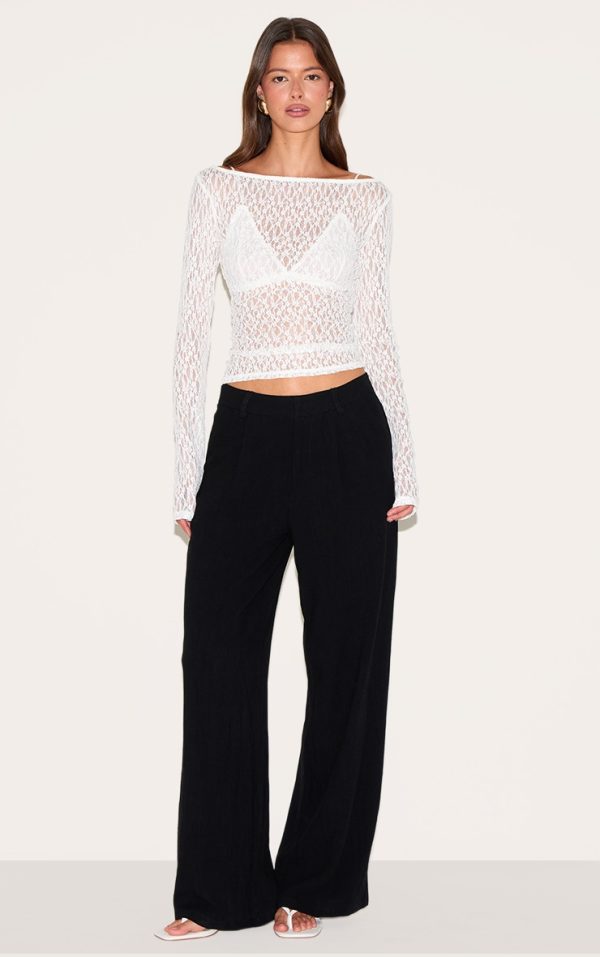 4a505cb38cb8b564c5200e176113f33aad1c4821_CNN0193_1_white_textured_sheer_lace_boat_neck_cap_sleeve_top