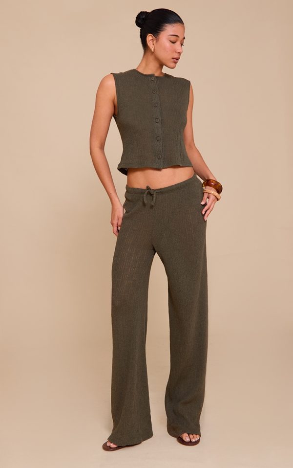 4d8ed177f221d49a66d3ad0ae3a3335e2e86c8d5_CNM8931_2_khaki_mid_rise_textured_wide_leg_trousers