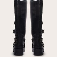 4f3b2a48912dcc89254c3eb4f0c1a9e60222f6cf_CNL7574_3_black_pu_round_toe_multi_buckle_harness_knee_high_boots