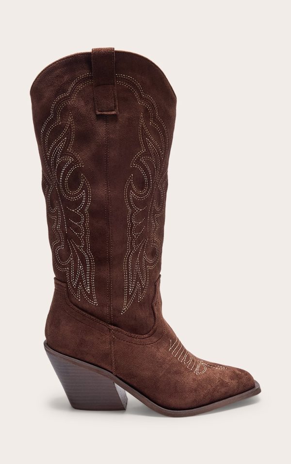 51df81ece36e2bac5f4ee6e8807dcdcb16dc0021_CNL1913_1_chocolate_faux_suede_point_toe_calf_high_western_boots