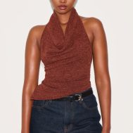 58e62dddc1c4cd73ebca6891f105b625443cabaf_CNL8986_1_brown_textured_cowl_neck_backless_long_top