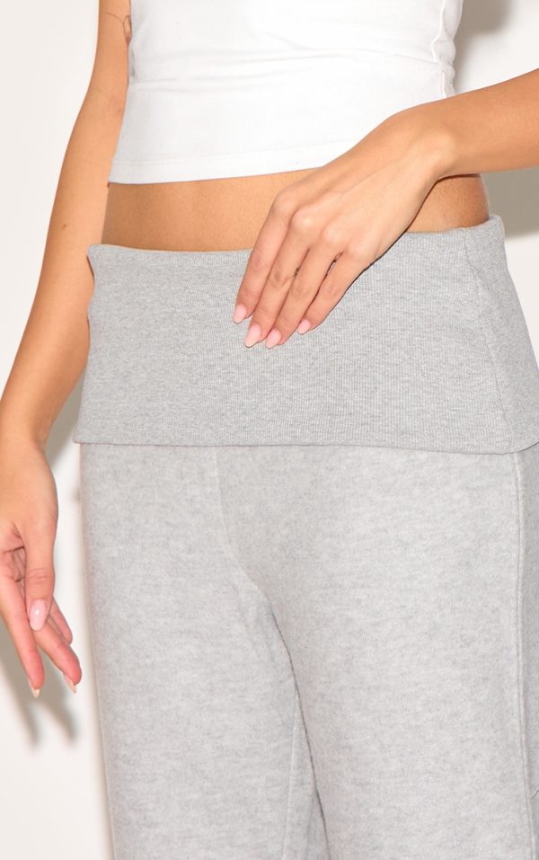 59e587980fff634d00f7c50c1104c466b286afba_CNM2869_4_grey_marl_super_soft_foldover_waist_flare_lounge_trousers