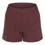 5a06dd8440ab9a7277f8734235fddd0c7ef84ab4_CNM7372_6_tall_deep_chocolate_premium_linen_look_tailored_hot_pant