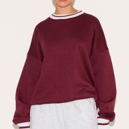 5a135edd70b217d0047d940a506de06a3a0f299d_CNL4111_1_burgundy_striped_ribbed_hem_oversized_sweatshirt