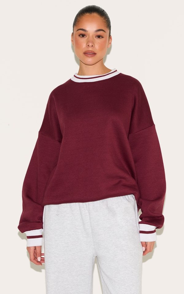 5a135edd70b217d0047d940a506de06a3a0f299d_CNL4111_1_burgundy_striped_ribbed_hem_oversized_sweatshirt