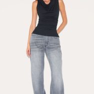 5e969c5ed7cc10503e33ffd1b45b822749ccedc2_CNM4292_3_black_cotton_ruched_waist_sleeveless_top