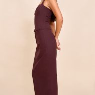 60411f5c5e654c643347c5b670911b4e52c49f8b_CNM6074_2_deep_chocolate_premium_linen_a_line_maxi_skirt
