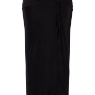 60de5cb08f94b8a5e7c0c5ee91452abd475e8822_CNM9156_5_black_double_layer_slinky_ruched_drape_maxi_skirt
