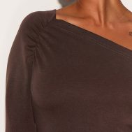 62a4bd4e754a26e27ac40a446b2ae952d7669dfc_CNM2770_4_plus_chocolate_modal_one_shoulder_ruched_bodycon_mini_dress