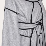 632b864f39f5037c8fbee886e690bb10154e9355_CNM3005_4_shape_grey_wool_look_contrast_binding_wrap_over_belted_jacket_and_scarf