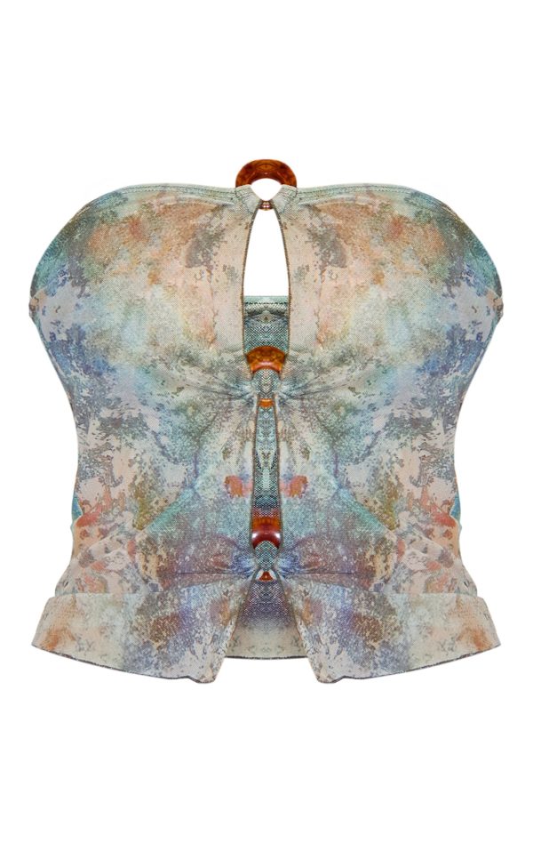 63ae9a327bea1cd7302a5d471e5e5ae827309abf_CNL5008_5_green_mottled_print_o_ring_detail_bandeau_beach_top