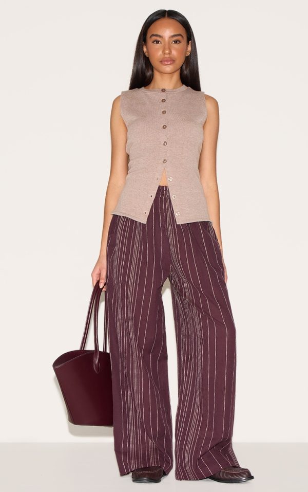 63d41f01cc367ad96bd287bb301f9b58febd3b36_CNM3994_1_petite_chocolate_stripe_elasticated_waist_trousers