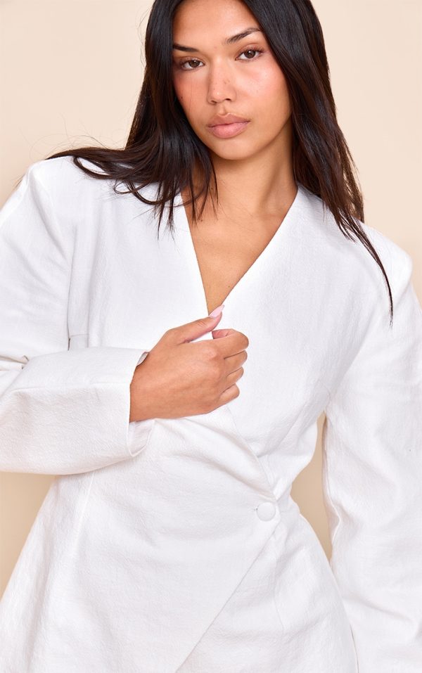 6be37c457f0b4956de7e503aa1fa8fcfdf32c515_CNM6065_4_white_premium_linen_tailored_cocoon_sleeve_cinched_blazer