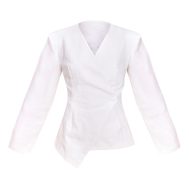 6c9c5c7ee7d40d8ddae198c3dafd0b03b87e38cb_CNM6065_5_white_premium_linen_tailored_cocoon_sleeve_cinched_blazer